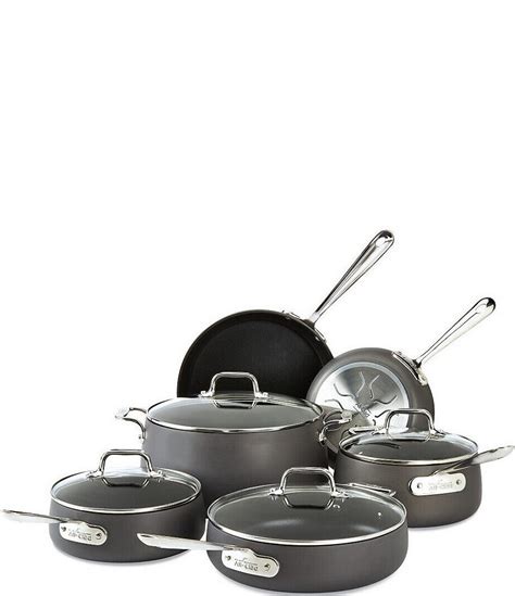 With <strong>HA1</strong> Hard Anodized cookware, you can experience the quality of <strong>All</strong>-<strong>Clad</strong> and the convenience of <strong>nonstick</strong>. . All clad ha1 nonstick 10 piece set